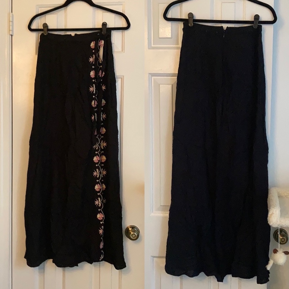 Black maxi skirt